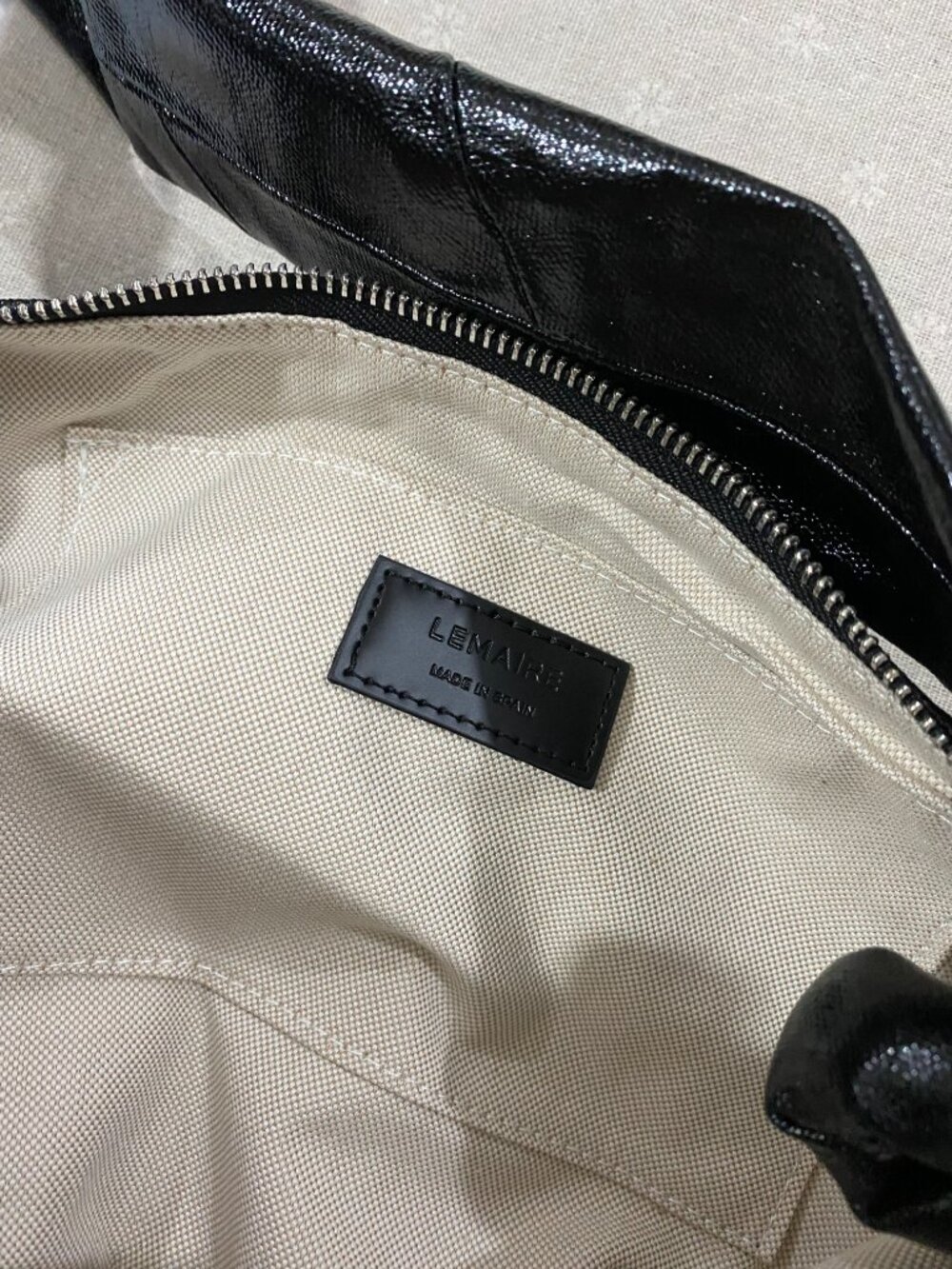 Lemaire Black Croissant Bag - Picture 7 of 8
